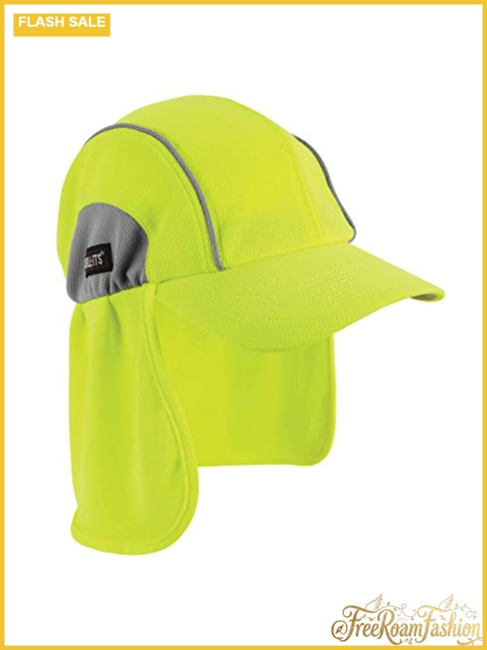 UPF 50 Sun Protection Baseball Cap with Neck Shade Sweat Wicking